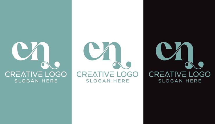 Initial Letter CN Logo Design Monogram Creative Modern Sign Symbol Icon