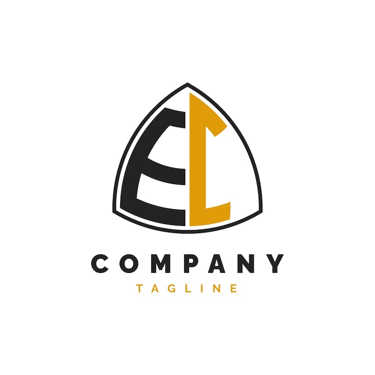 Vector initial letter ei logo design alphabet ei logo template