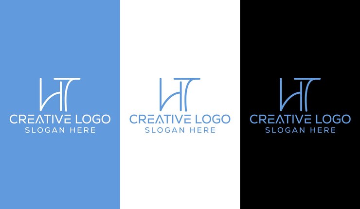 Initial Letter HT Logo Design Monogram Creative Modern Sign Symbol Icon