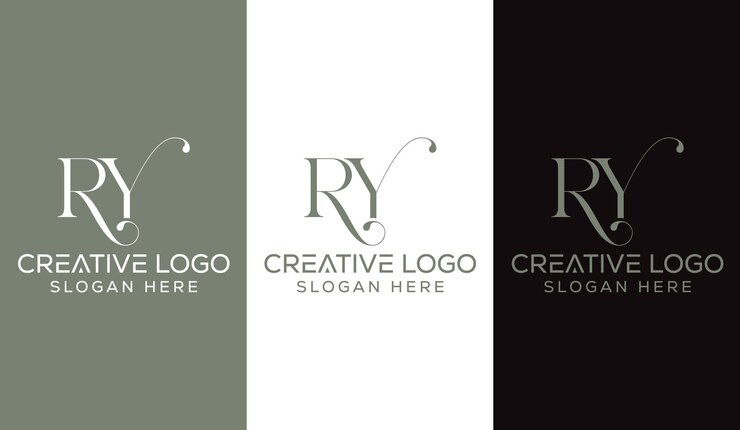 Initial Letter ry Logo Design Monogram Creative Modern Sign Symbol Icon