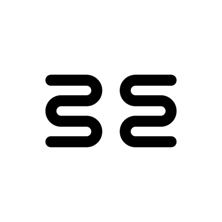 Vector initial logos