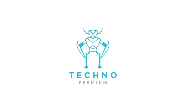 insect tech robots lines logo symbol icon vector graphic design illustration