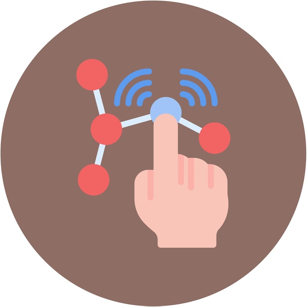 interactive icon vector image can be used for augmented reality