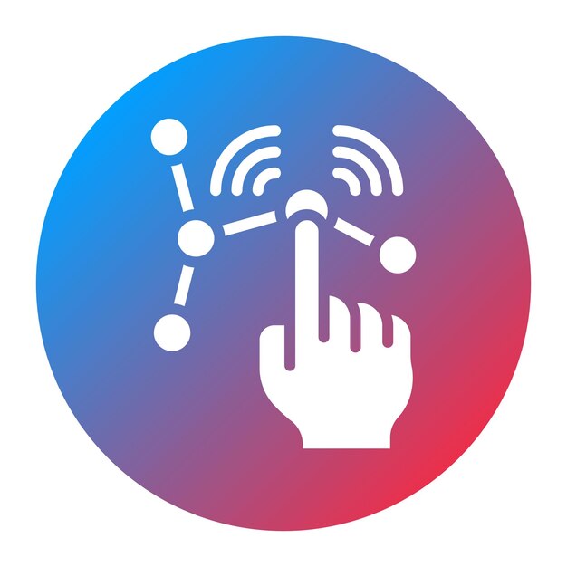 interactive icon vector image can be used for augmented reality
