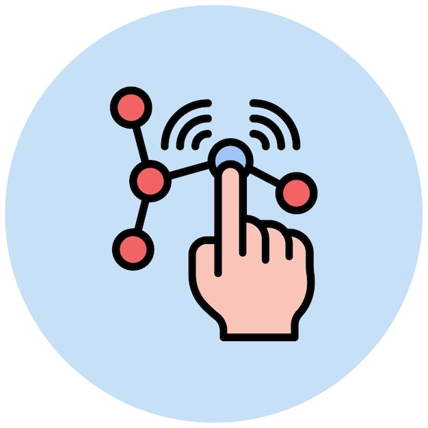 interactive icon vector image can be used for augmented reality