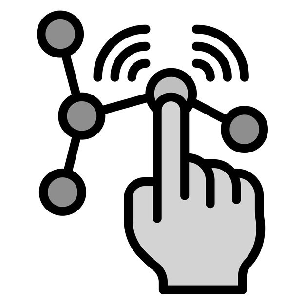 interactive icon vector image can be used for augmented reality