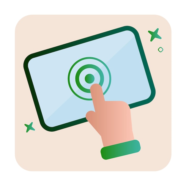 Interactive touch display