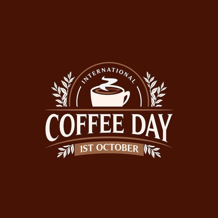 Vector international coffee day