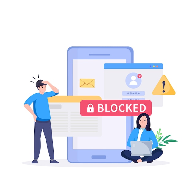 Internet blocking symbolic composition with user stopping email harassment with big lock