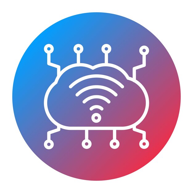 Internet of Things icon vector image Can be used for Professional Services