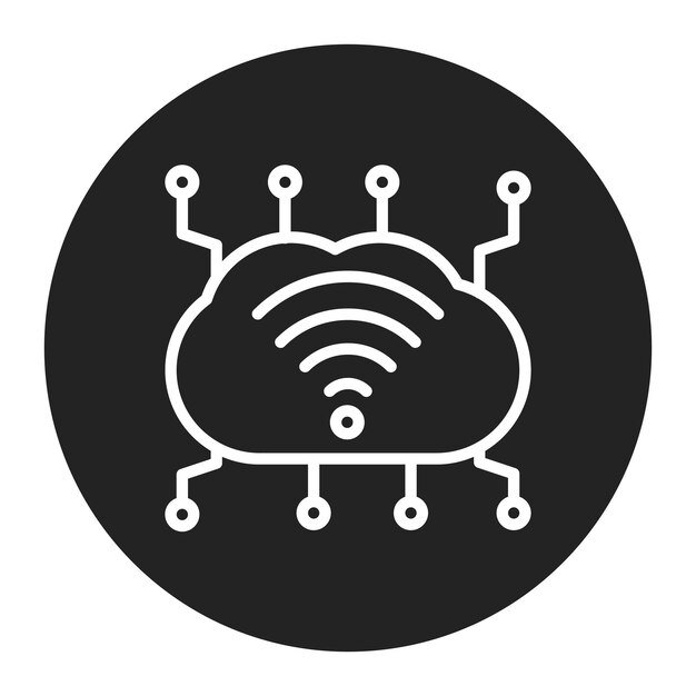 Internet of Things icon vector image Can be used for Professional Services