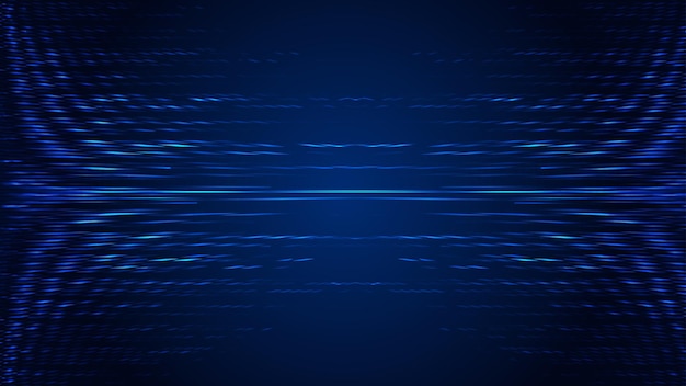 internet technology background with glowing lines moving towards each other