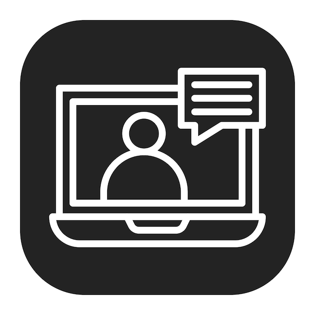 Interview icon vector image Can be used for Hiring Process