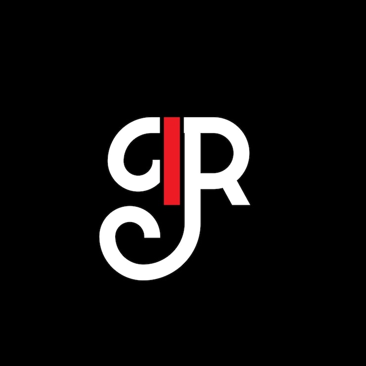 Vector ir letter logo design on black background ir creative initials letter logo concept ir letter design ir white letter design on black background i r i r logo