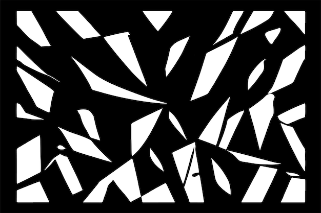 irregular pattern black texture on pure white isolated background for background or texture
