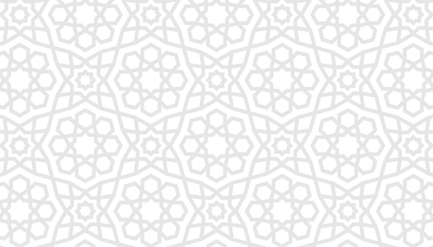 islamic background with arabic hexagonal ornament and arabian seamless geometric pattern texture
