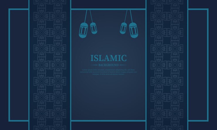 Islamic vector design for eid or Ramadan Kareem Islamic background