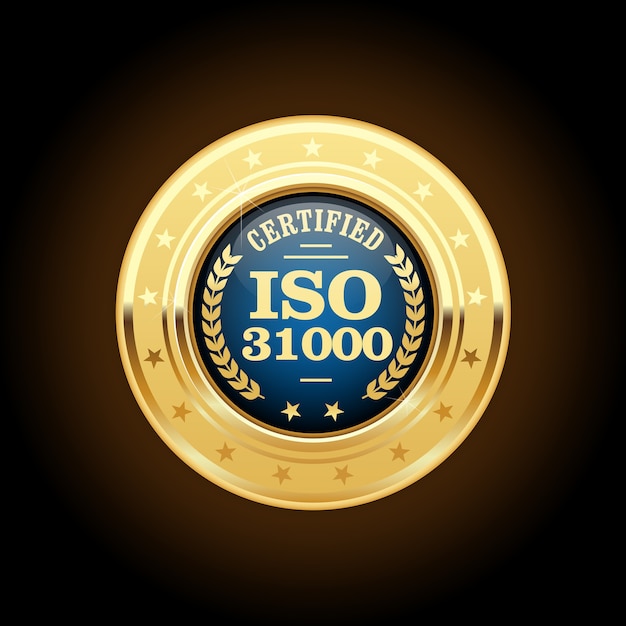 iso 31000 standard medal - risk management