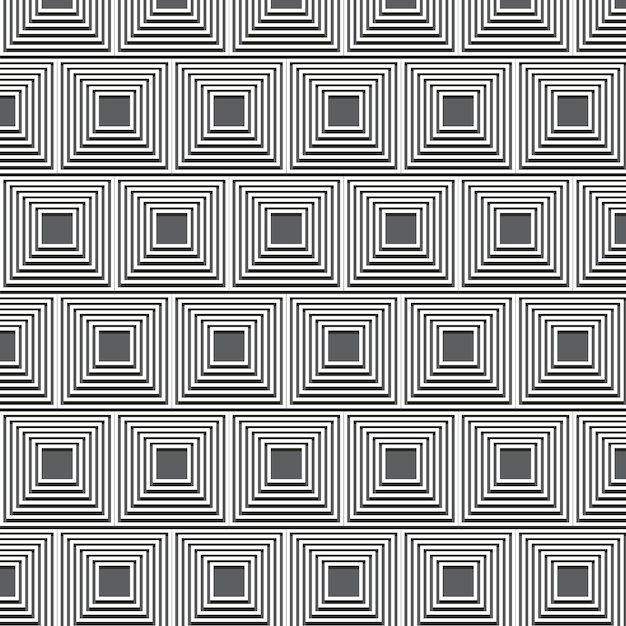 Isometric geometric patterns gray cubes Endless cubic background seamless texture vector