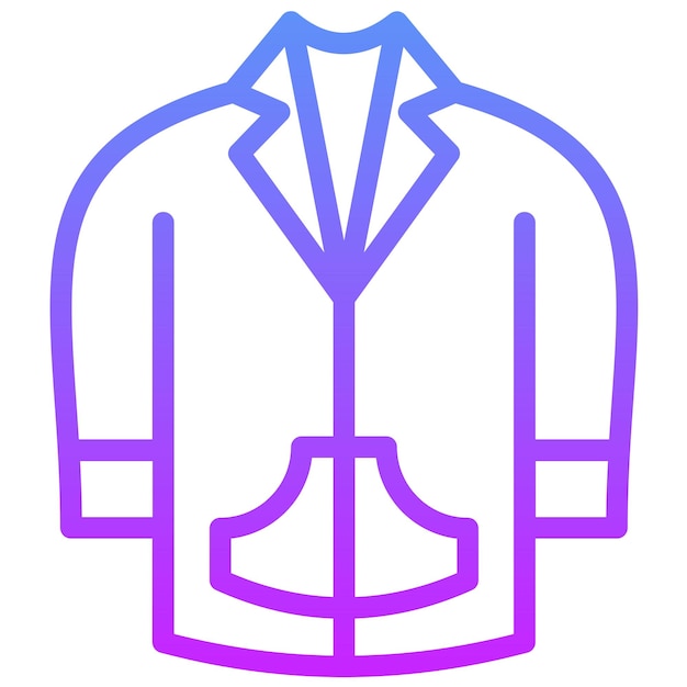 Jacket vector icon illustration of Fashion Ecommerce iconset