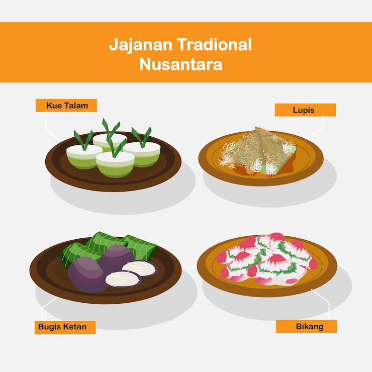 Vector jajanan nusantara
