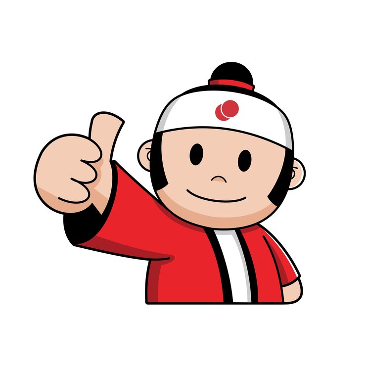 Japanese Food Restaurant Mascot Design