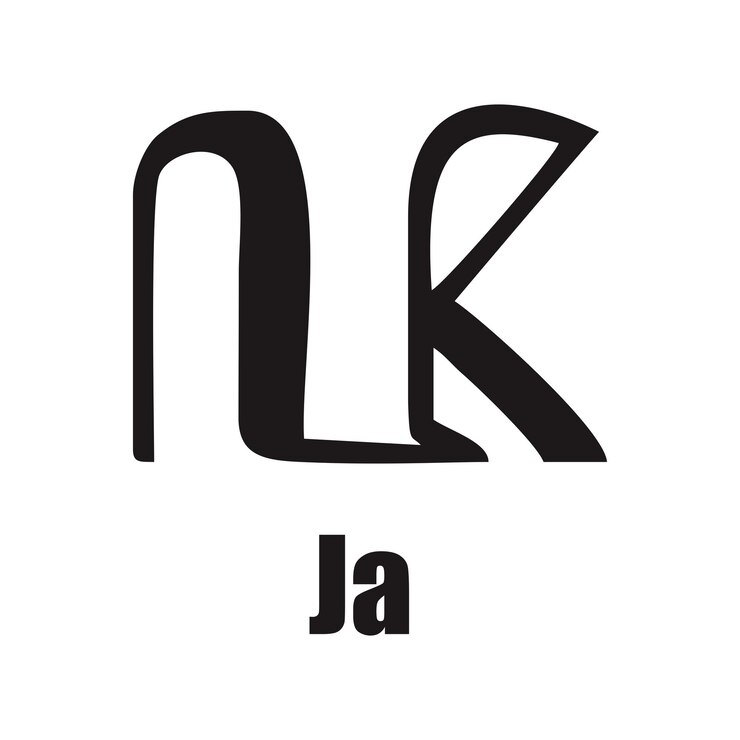 Vector javanese traditional letters