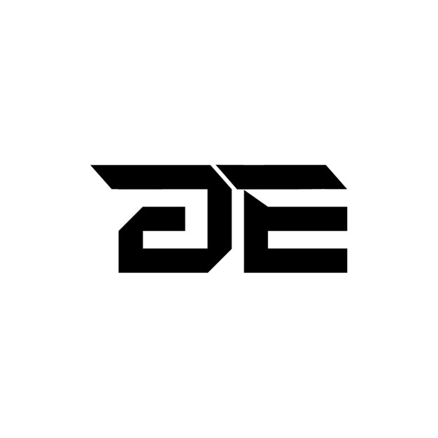 JE monogram logo design letter text name symbol monochrome logotype alphabet character simple logo
