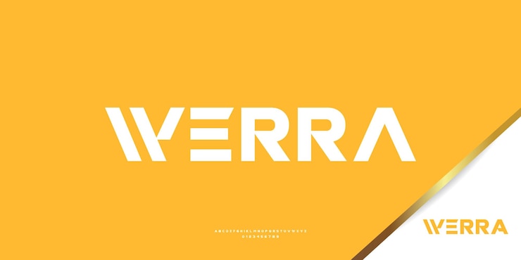 Vector jenis huruf alfabet modern teknologi digital futuristik abstrak