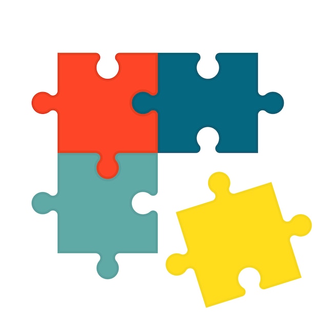 Jigsaw puzzle pieces