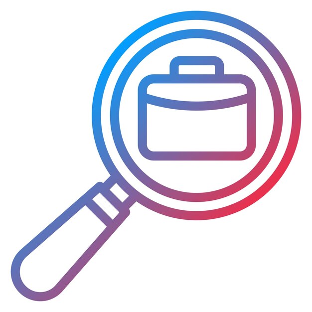 Job Search icon vector image Can be used for Hiring Process