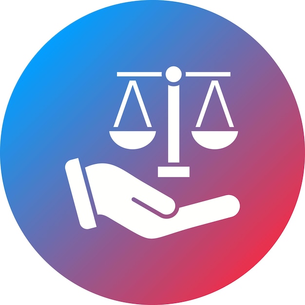 Judgement icon vector image Can be used for Law Legislation