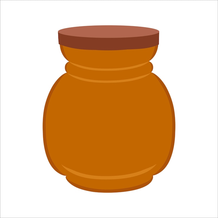 Vector jug untuk susu, vas. ilustrasi vektor.