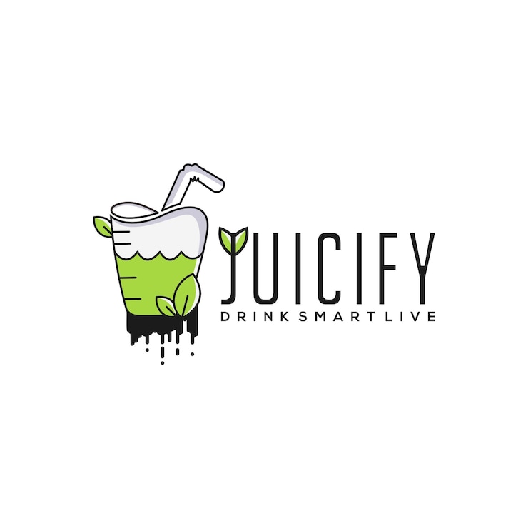Vector juicify logo design