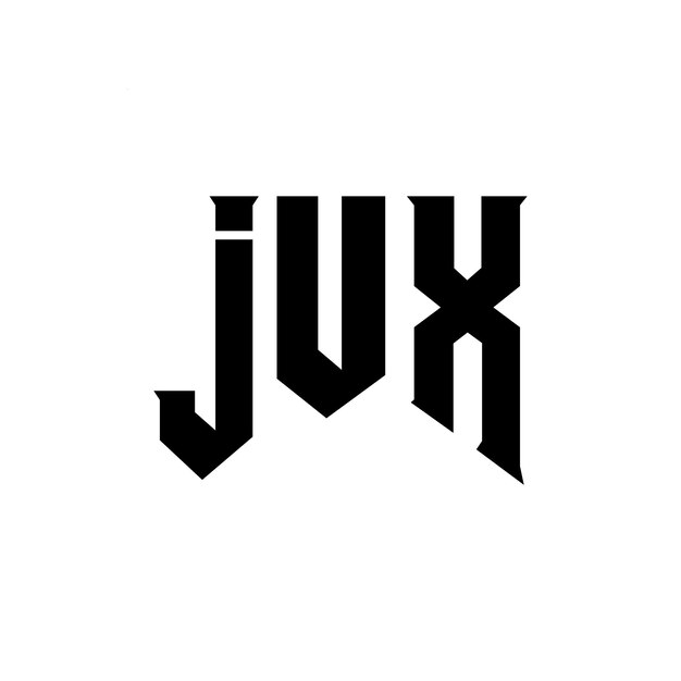 JUX letter logo design for technology company JUX logo design black and white color combination JUX logo JUX vector JUX design JUX icon JUX alphabet JUX typography logo design