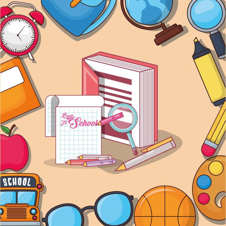 Vector kembali ke sekolah