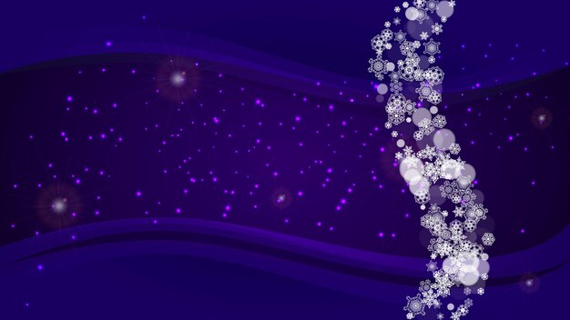 Kepingan salju ultra violet Natal dan Tahun Baru