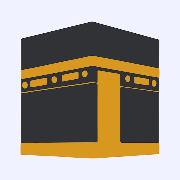 Khana kaba vector Mecca Saudi Arabia