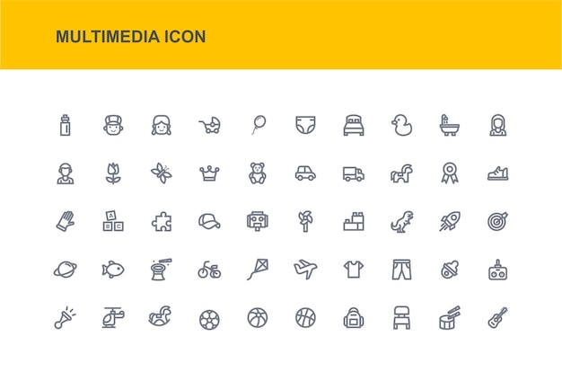 Kid Stuff Icon Set