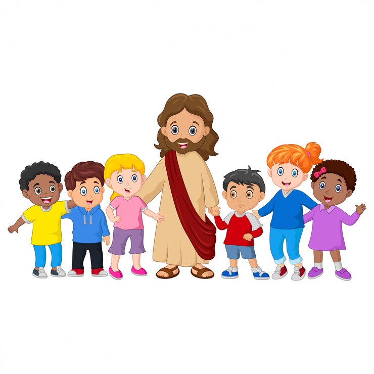 Kids with a Jesus Christ