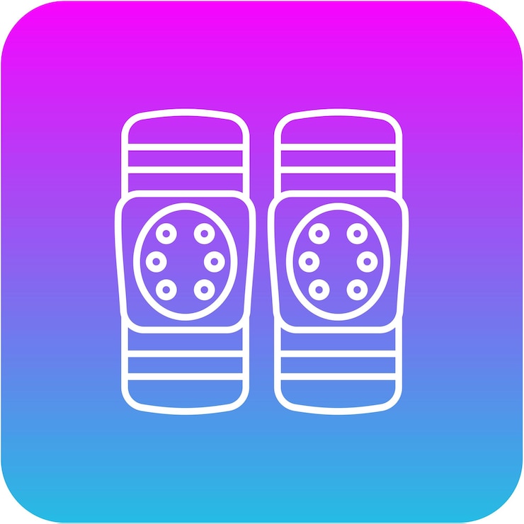 Vector kneepad icon