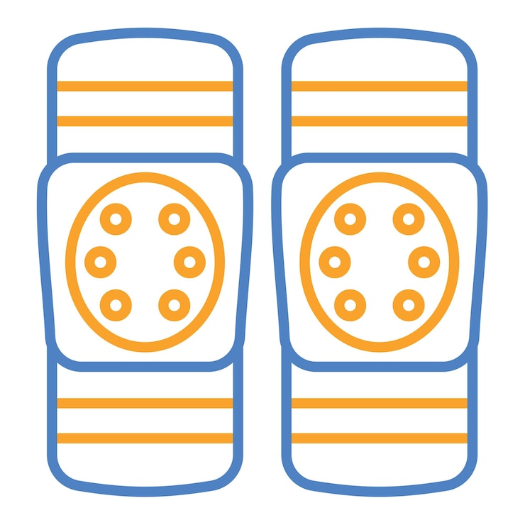 Vector kneepad icon