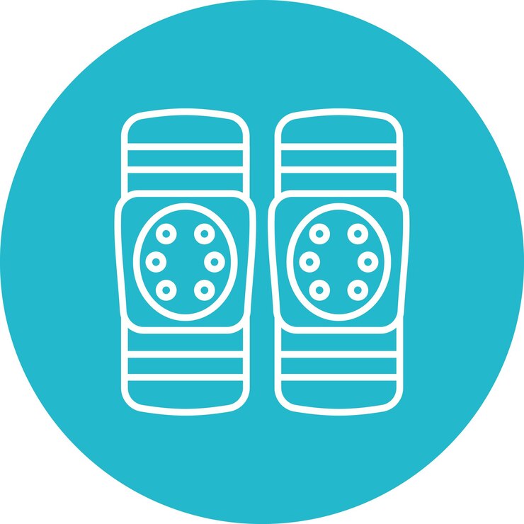 Vector kneepad icon