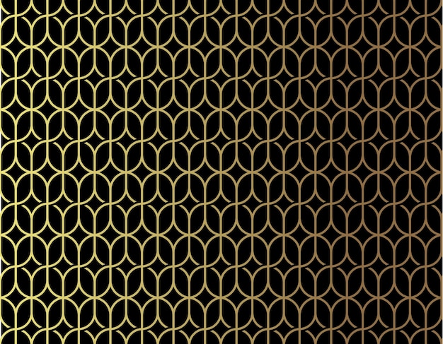 Knot star linear pattern design linear leaf pattern background