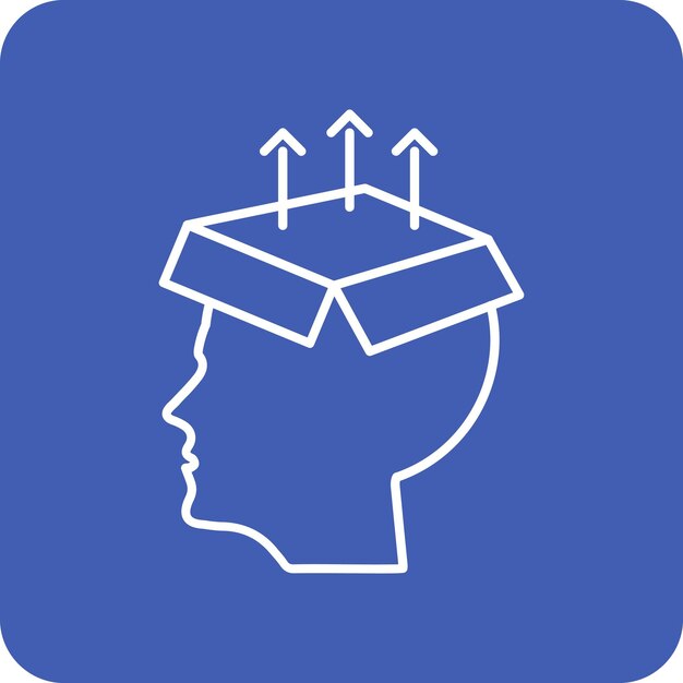 Knowledge Extraction vector icon Can be used for Data Analytics iconset