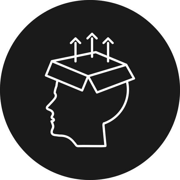 Knowledge Extraction vector icon Can be used for Data Analytics iconset