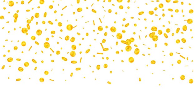 Koin Bitcoin jatuh. Kripto yang tersebar