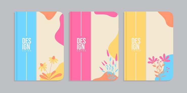 Koleksi empat desain berbeda termasuk elemen desain.