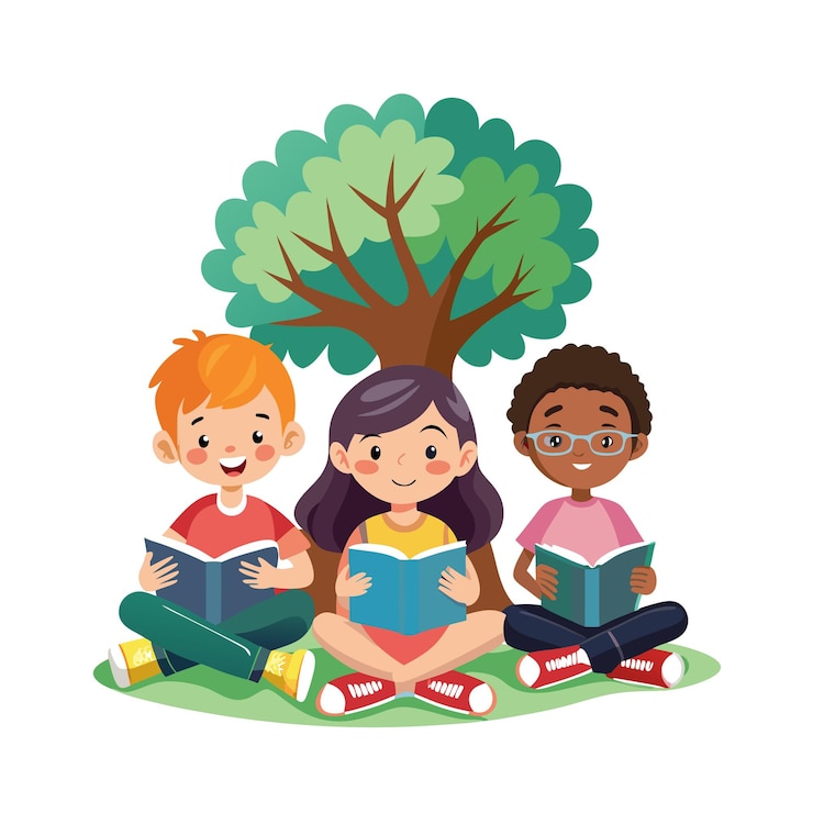 Konsep ilustrasi vektor momen anak-anak