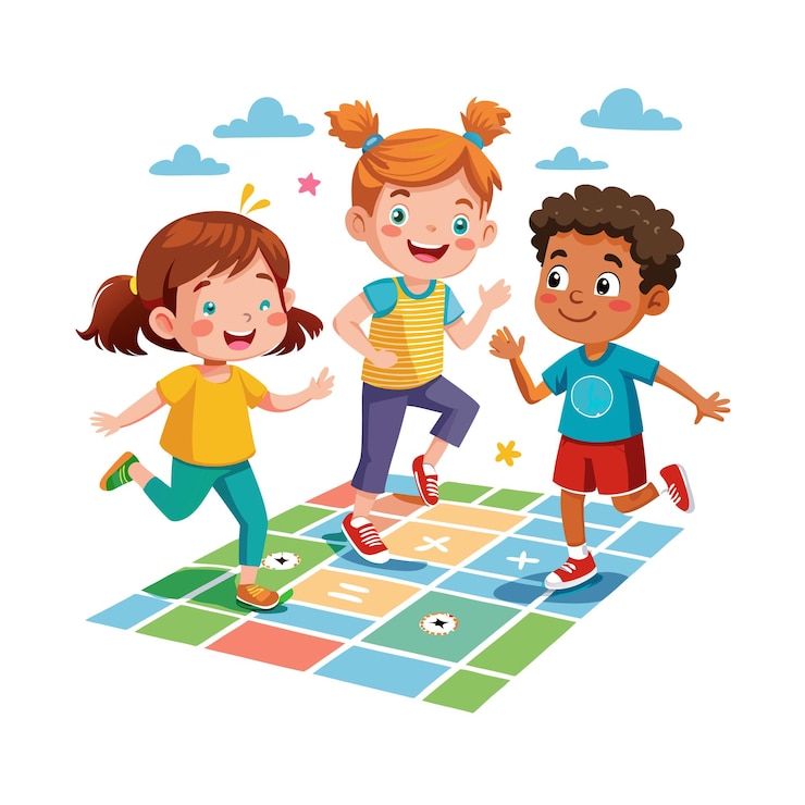 Konsep ilustrasi vektor momen anak-anak